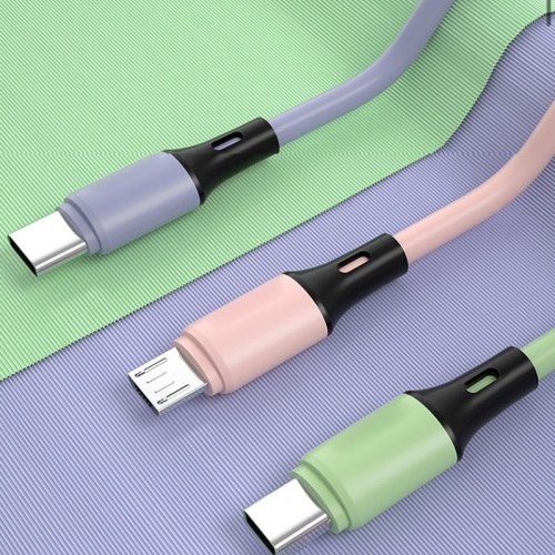 3-in-1 USB charging and data transfer cable for Type C, Lightning and Micro USB 3IN122