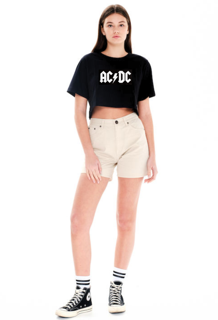 AC/DC Crop Top WCT020