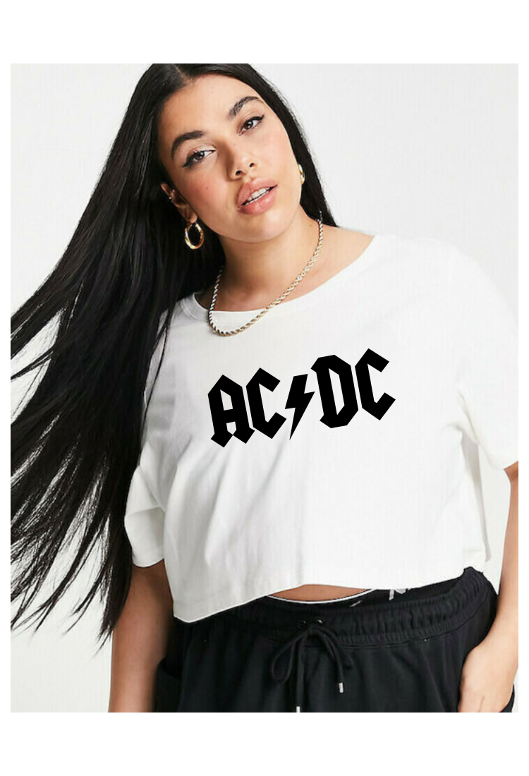 AC/DC Crop Top WCT020