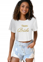 Women's Crop T-shirt Team Bride WCT201