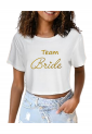 Women's Crop T-shirt Team Bride WCT201