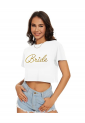 Women's Crop T-shirt Bride WCT202 Women's Crop T-shirt Bride WCT202