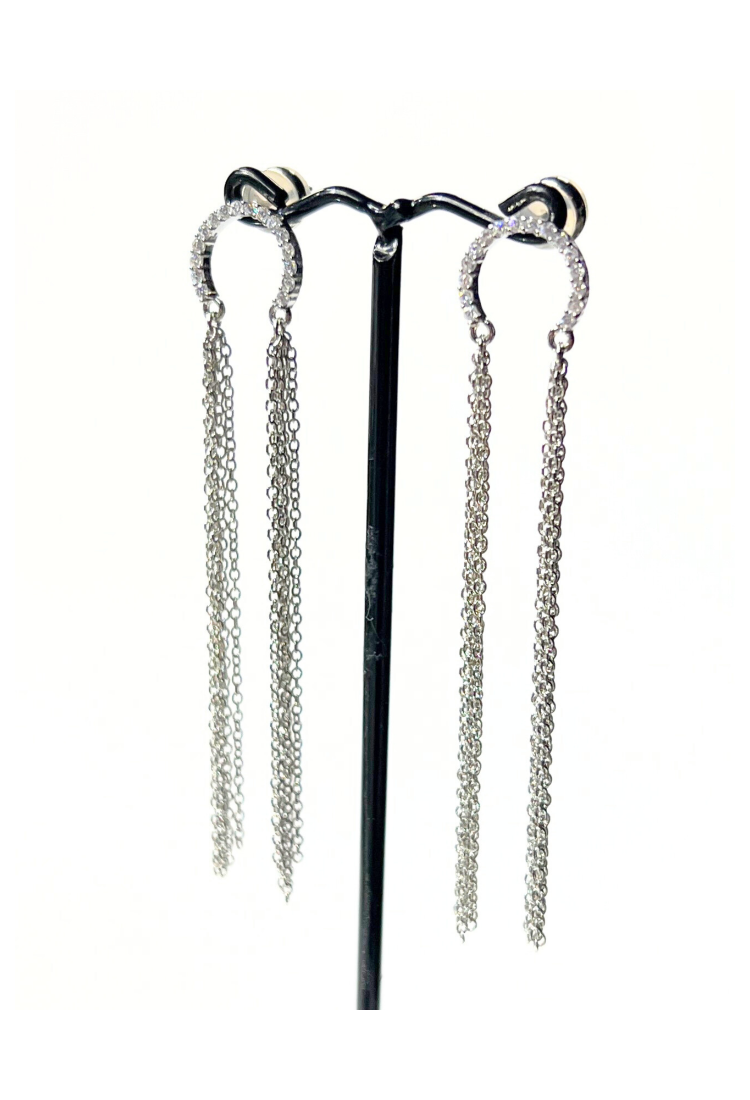 Long Stud Earrings WER315 