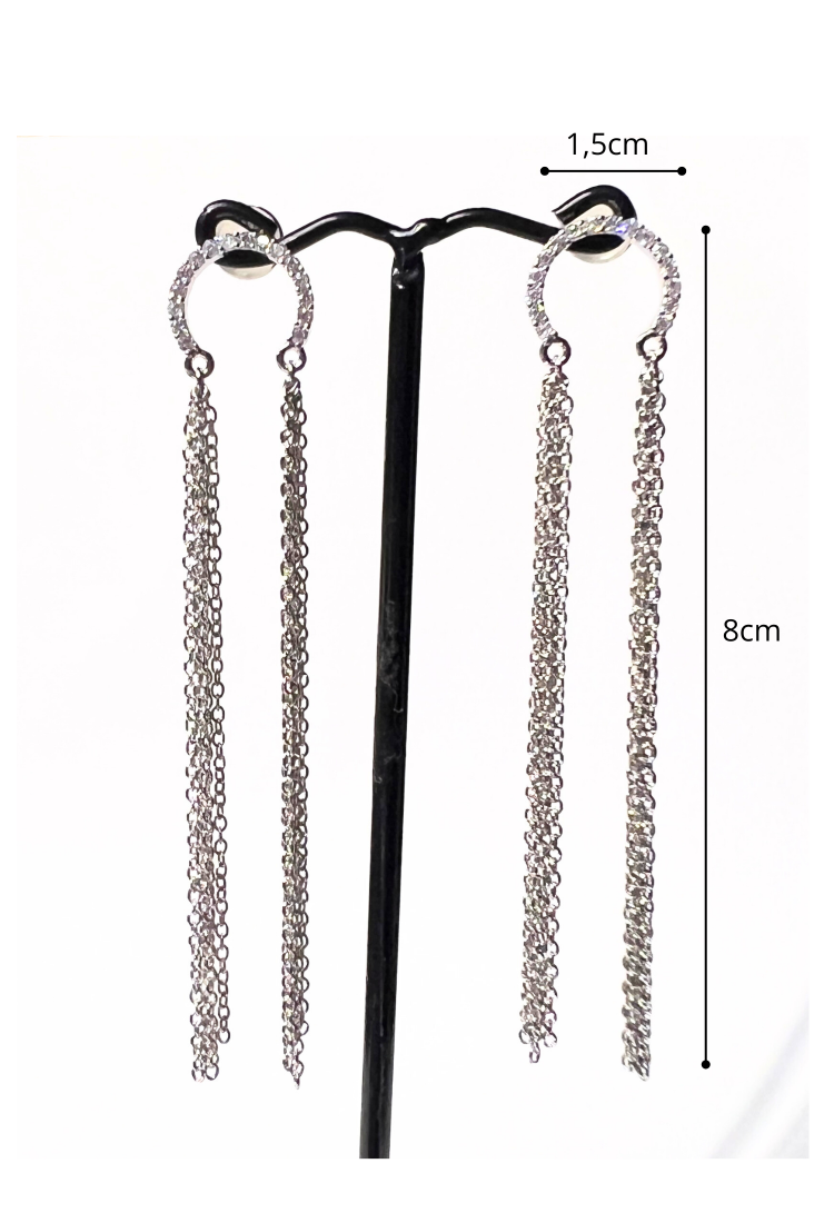 Long Stud Earrings WER315 