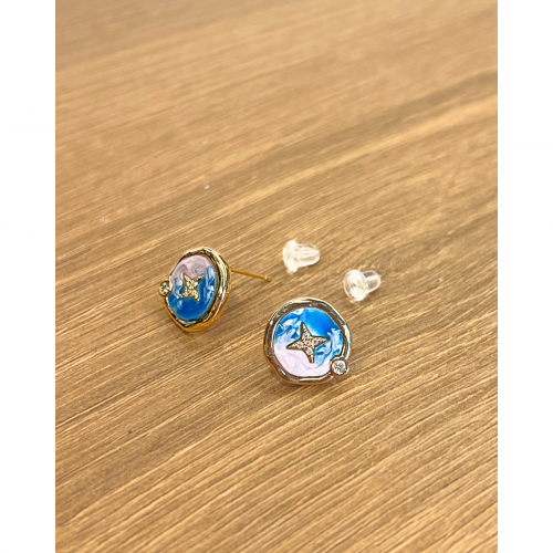 Handmade Enamel Earrings WER322