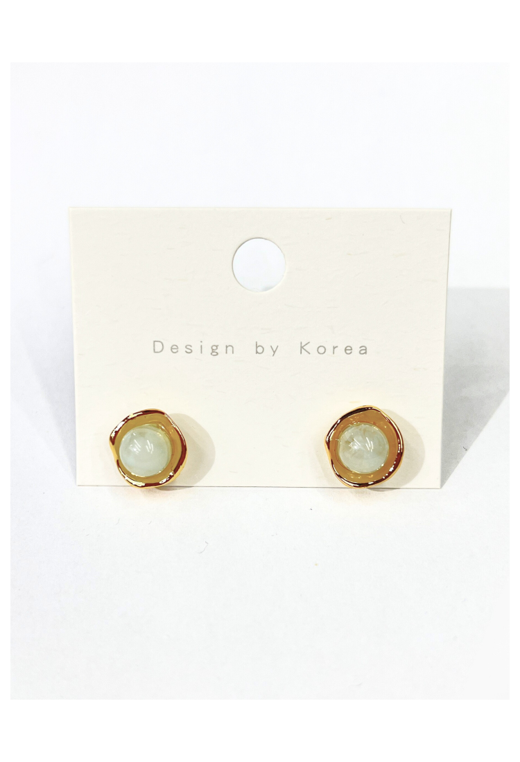 Brass Stud Earrings WER323