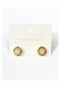 Brass Stud Earrings WER323