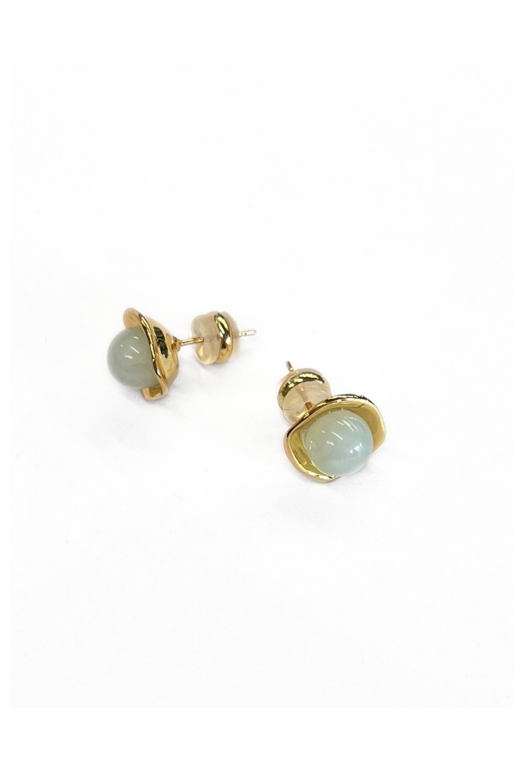 Brass Stud Earrings WER323