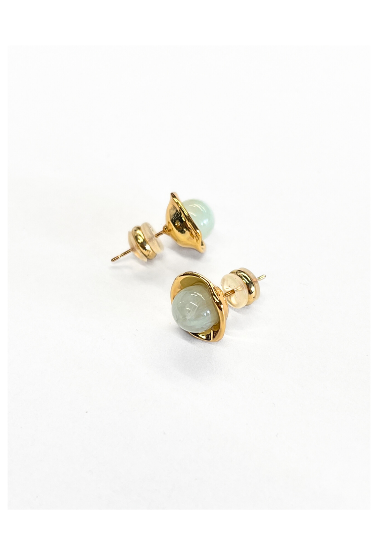 Brass Stud Earrings WER323