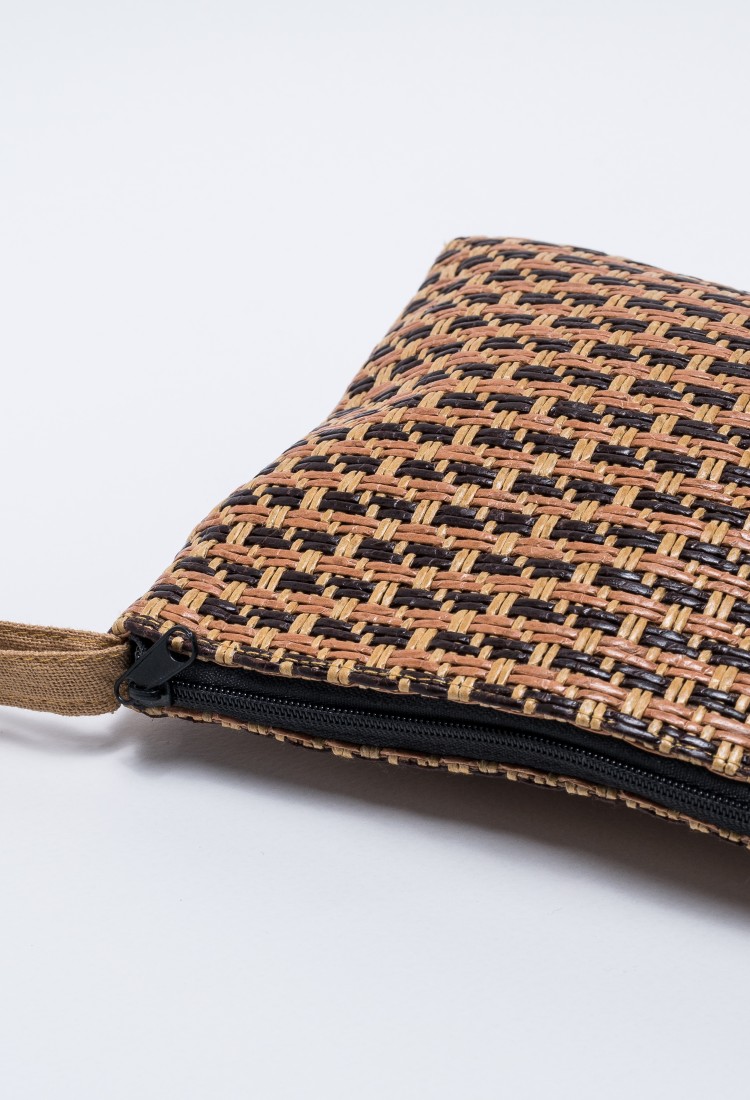 Synthetic straw wallet WPB002