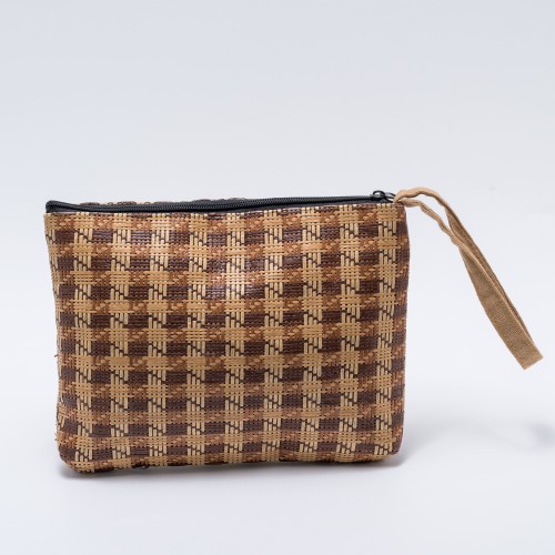 Synthetic straw wallet WPB001