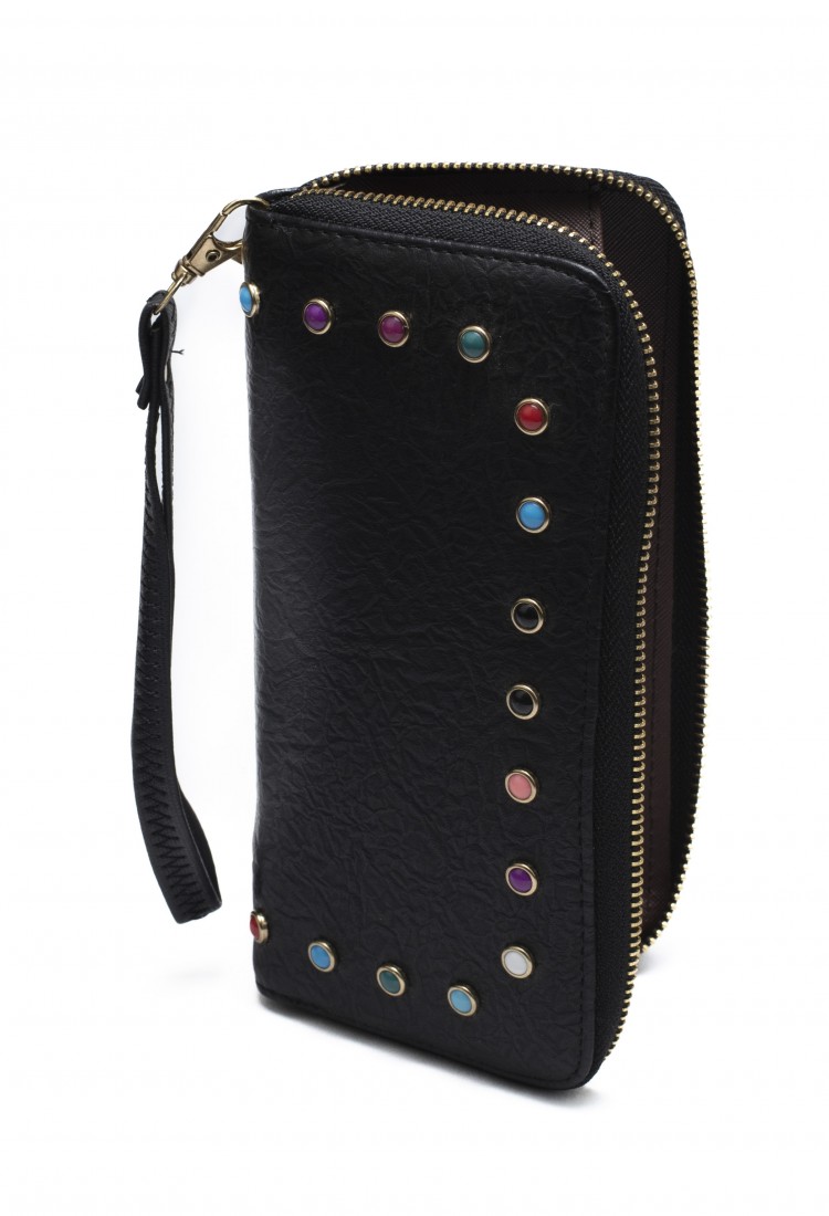 Rainbow button wallet