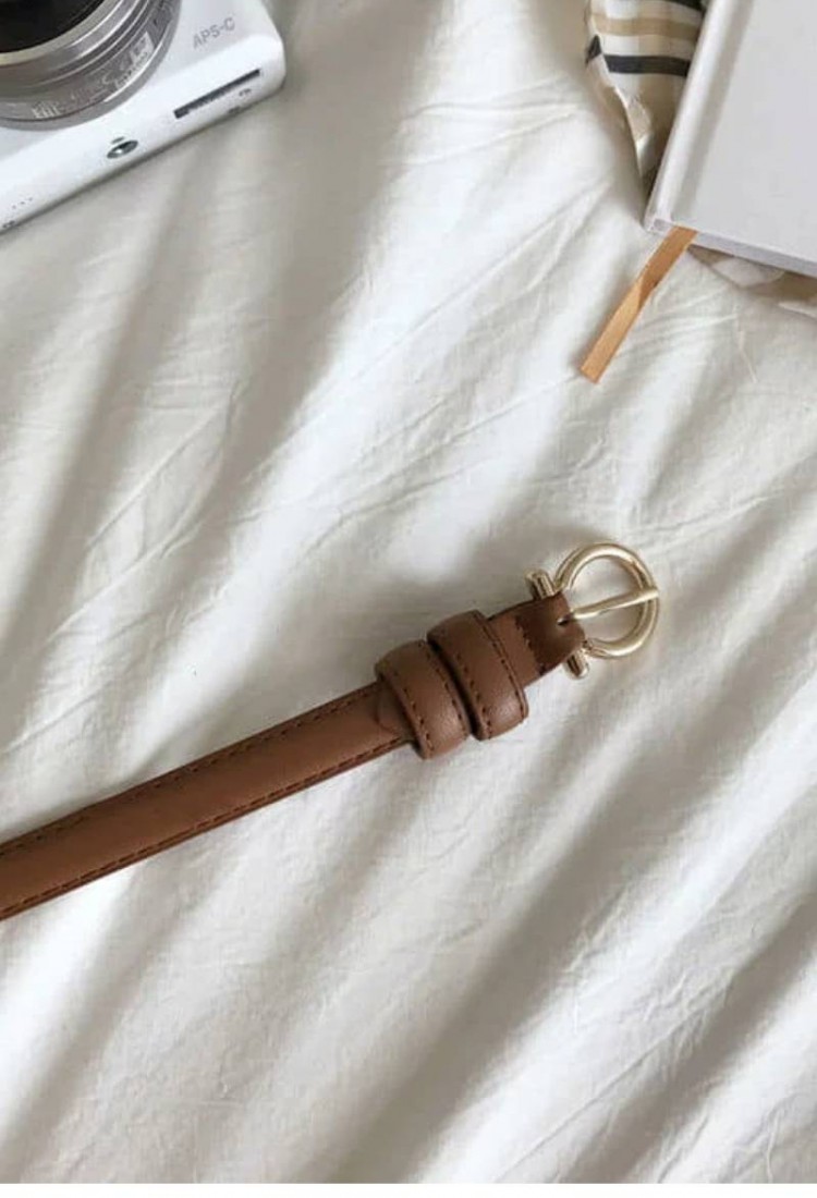 Womens belt thin Duncania 1.5 cm x 100 cm