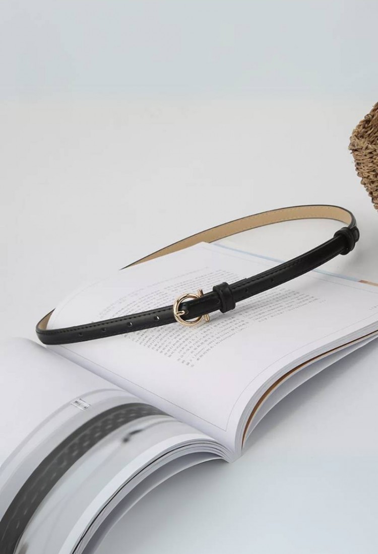 Womens belt thin Duncania 1.5 cm x 100 cm