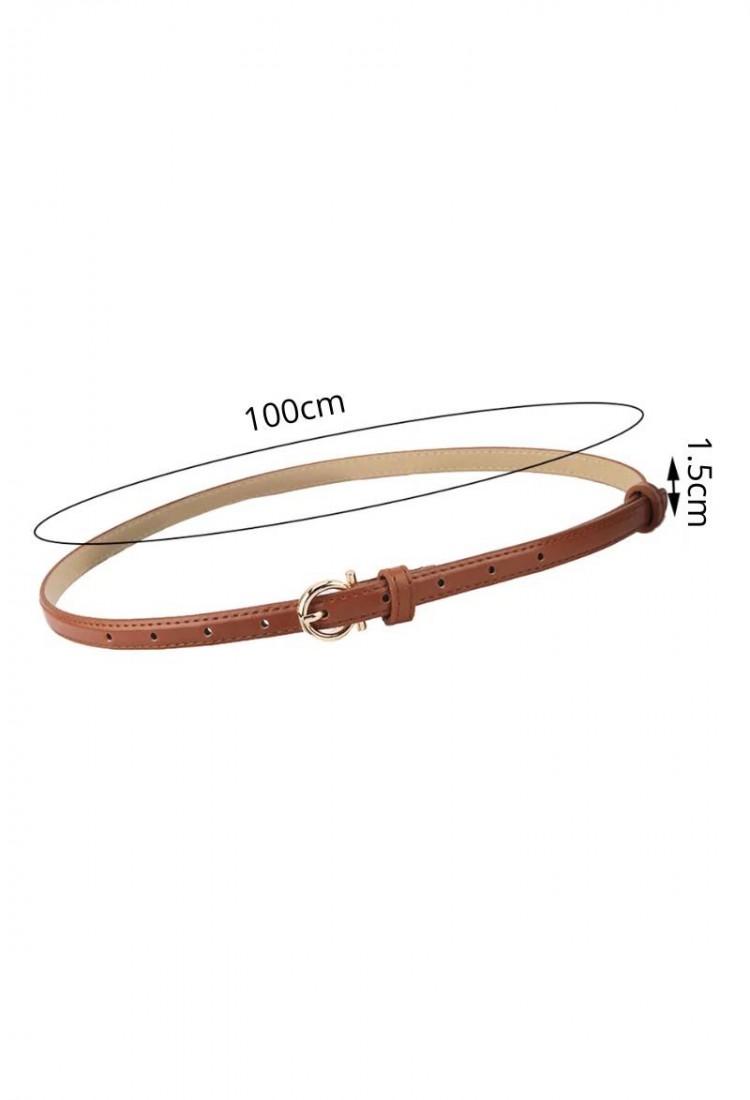 Womens belt thin Duncania 1.5 cm x 100 cm Womens belt thin Duncania 1.5 cm x 100 cm