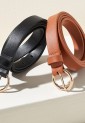 Womens belt thin Rubio 1.5 cm x 100 cm